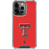 Texas Tech University Red Raiders iPhone 16 Pro Clear Case